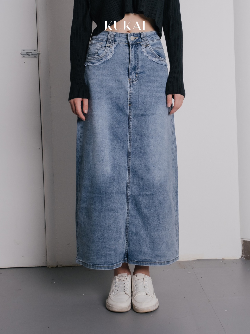 Geneva Denim Skirt